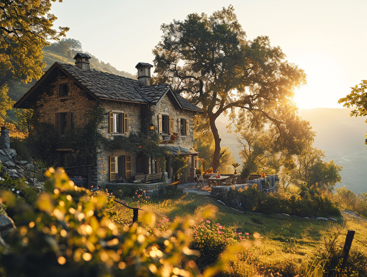 chalet terrain